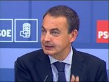 Zapatero dice que el Gobierno será exigente con las entidades bancarias