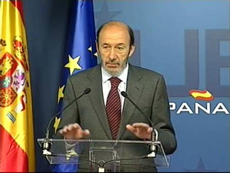 Rubalcaba: "Esta es una amenaza más"