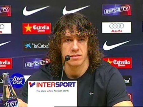 Puyol: Si nos creemos los mejores, empezaremos a perder