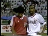الشوط الثاني مباراة قطر و الامارات 2-1 كاس اسيا 1988
