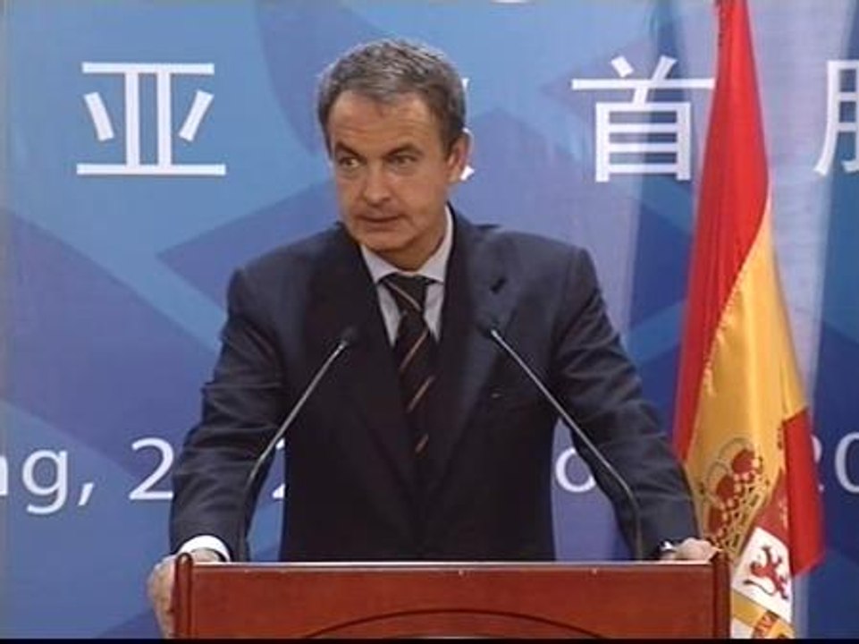Zapatero: "Cualquier tipo de acción terrorista tendrá la misma consecuencia, la detención y la puesta a disposición judicial de sus responsables"