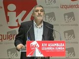 Llamazares anuncia en Asturias se dimisión como coordinador general de IU