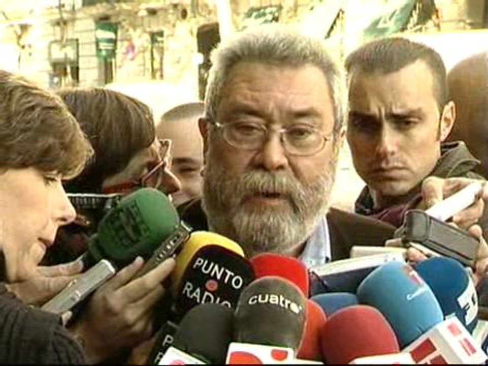 Candido Méndez: "Los datos del paro reflejan la enorme gravedad de la crisis"