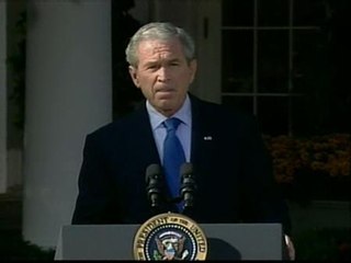 Bush intenta tranquilizar a los mercados