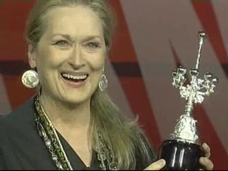 La actriz Meryl Streep recibe el Premio Donostia por toda su trayectoria
