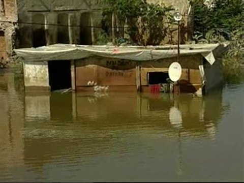 Las chabolas de la Cañada Real bajo el agua tras la riada del lunes