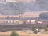 Los bomberos de la Comunidad de Madrid continúan rescatando cadáveres de la T-4
