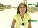 Hieren a una periodista georgiana durante una conexión en directo