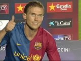 Alexander Hleb es presentado como nuevo jugador del Barça
