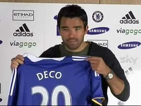 Deco ya luce la camiseta del Chelsea