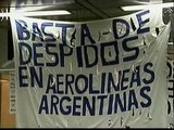 Conflictos en Aerolineas Argentinas