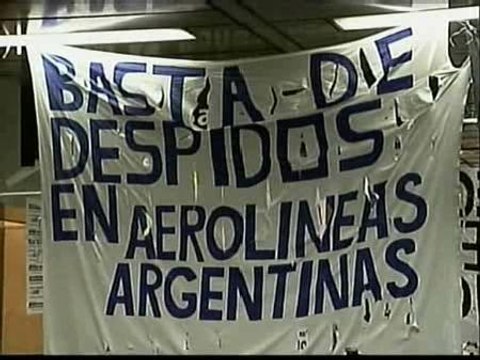 Conflictos en Aerolineas Argentinas