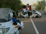 Cuatro miembros de una misma familia mueren en un accidente en León