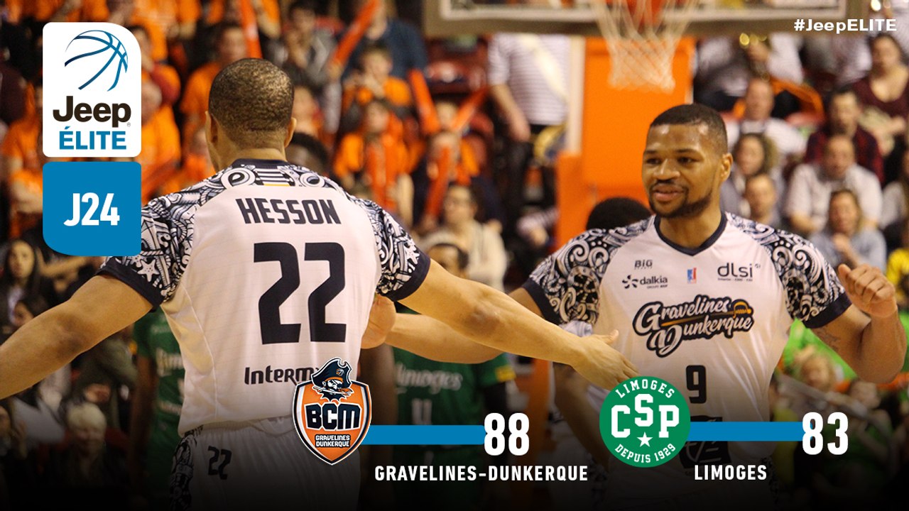 Jeep® ÉLITE : Gravelines-Dunkerque vs Limoges (J24)