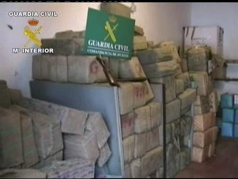 Más de seis toneladas de hachís incautadas en la "operación María"