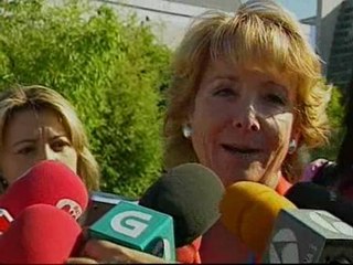 Esperanza Aguirre dice que no ha sido "escuchada"