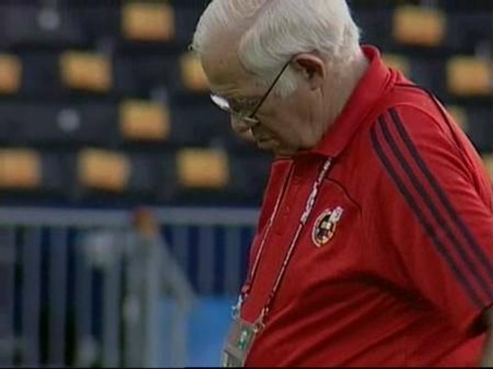 La selección española calienta motores para el partido de mañana