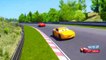 LIGHTNING MCQUEEN vs CRUZ RAMIREZ CIRCUIT RACE (Cars 3 Race)