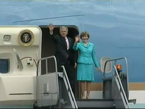 Bush se despide de Europa en el Reino Unido