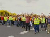 Tensión entre camioneros y Guardia Civil