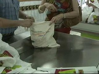 Bolsas de algodón para hacer la compra