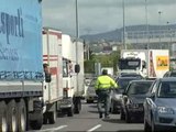 Graves problemas en las principales carreteras de acceso a la capital