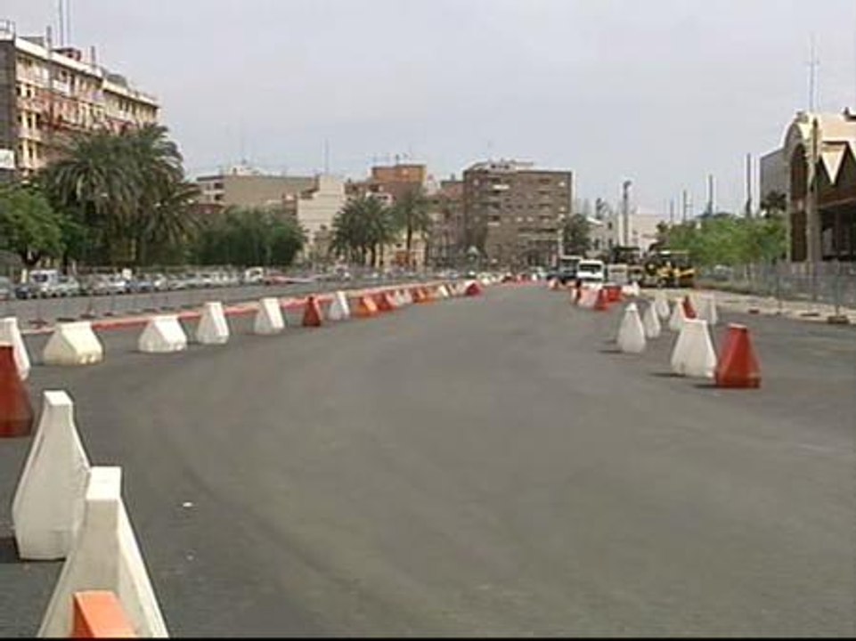 Las obras del Circuito Urbano de Valencia llegan a su tramo final