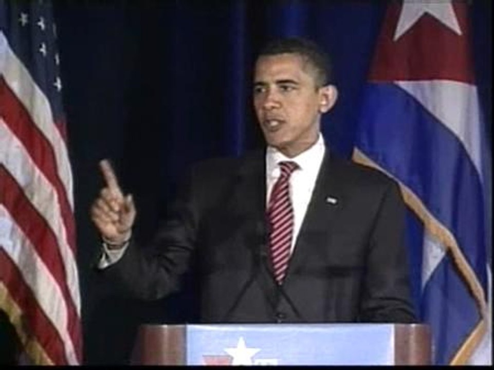 Obama promete cambios en la política hacia Cuba