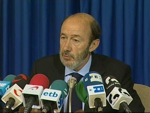 Rubalcaba: ETA ha fracasado en su intento de producir una masacre