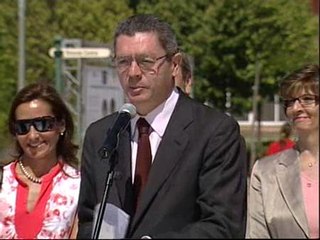 Gallardón: "No me importaría ir en el pelotón que tiene que cruzar la meta en La Moncloa"