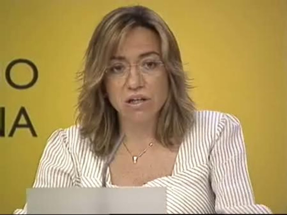 Chacón asegura que las tropas españolas en Líbano han "extremado" los niveles de alerta