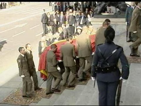 Máximos honores en el último adiós a Calvo Sotelo