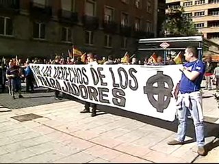Una manifestación ultraderechista recorre Madrid
