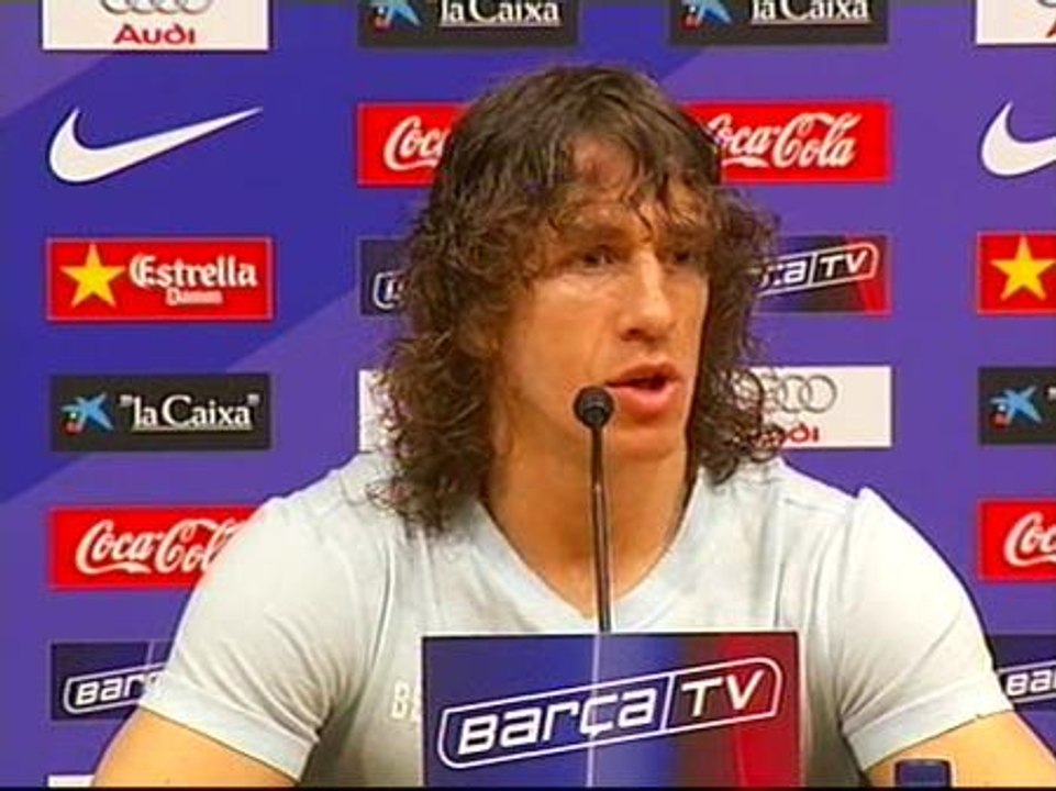 Puyol: "Haremos pasillo, el Real Madrid ha sido justo campeón"