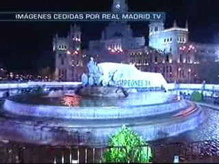 Download Video: El Real Madrid celebra en La Cibeles su 31ª Liga