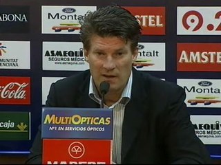 Laudrup: "He visto muy afectado al equipo, pero es lógico"