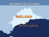 Al menos 7 muertos y 16 heridos en un accidente de autobús en Málaga