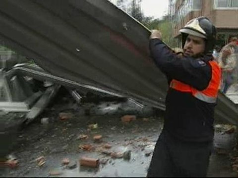 Vientos huracanados provocan importantes destrozos en la provincia de Pontevedra