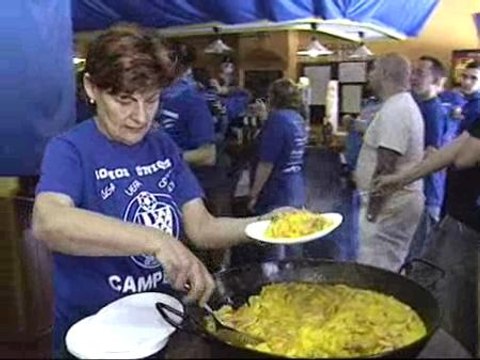 La afición del Getafe calienta motores