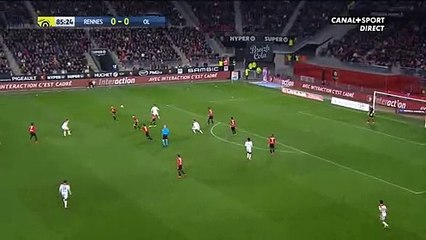 Rennes 0 - 1 Lyon Martin Terrier Goal 29.03.2019