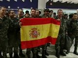 Aterrizan en Sevillla 106 militares procedentes de Kosovo