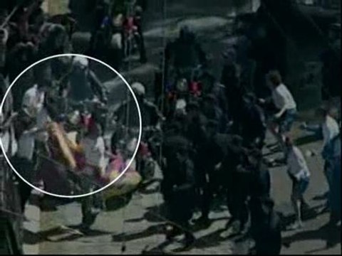 El 'via crucis' de la antorcha olímpica en San Francisco