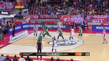 Olympiacos Piraeus - Zalgiris Kaunas Highlights |EuroLeague RS Round 29
