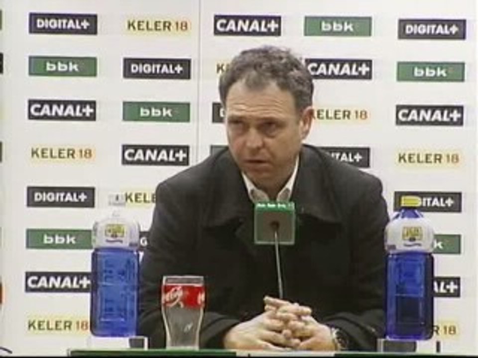 Caparrós: "Estamos bien posicionados, pero tenemos que ir partido a partido"