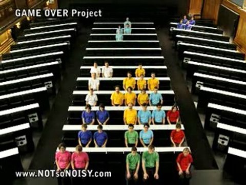 Un Tetris humano, vídeo más creativo en YouTube