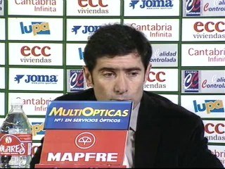 Marcelino expresa su "alegrí­a" por la permanencia matemática del Racing