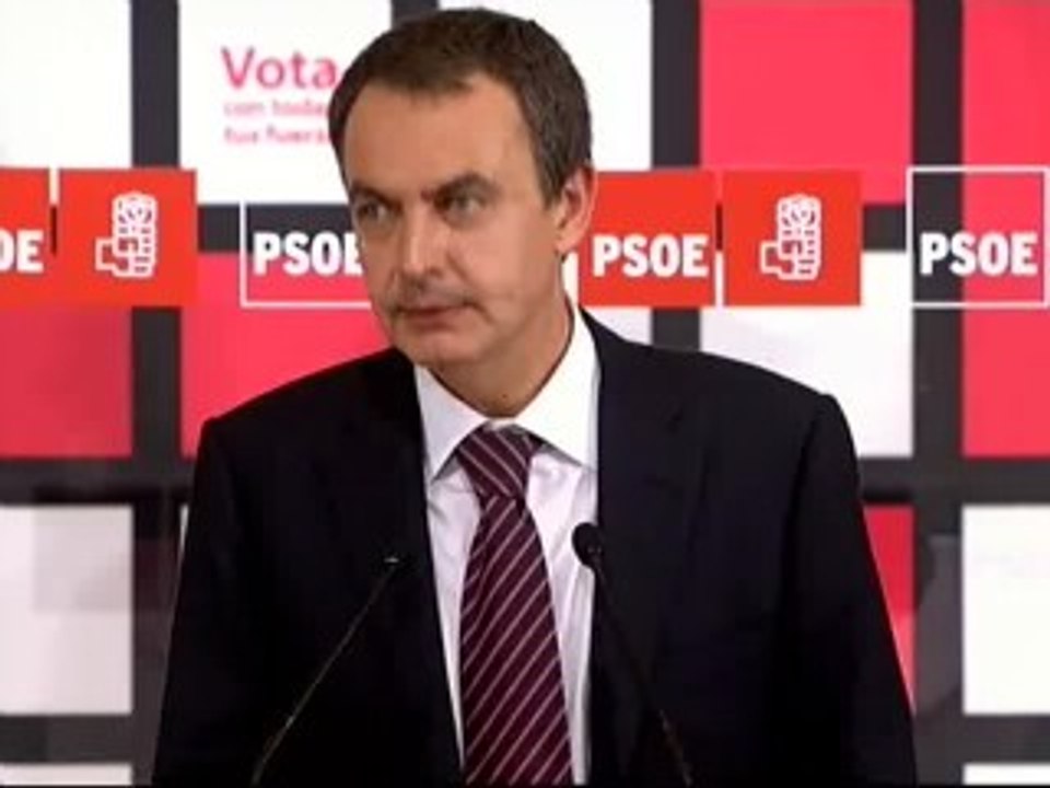 Zapatero: "Cuando el PP no se ocupa de los trabajadores malo, cuando se ocupan peor"