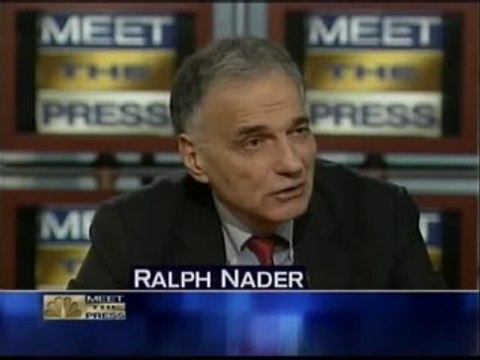 El independiente Ralph Nader podría perjudicar a los demócratas