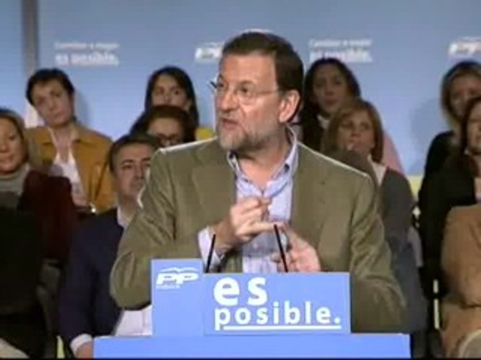 Rajoy acusa a Zapatero de "armar líos" para ganar votos