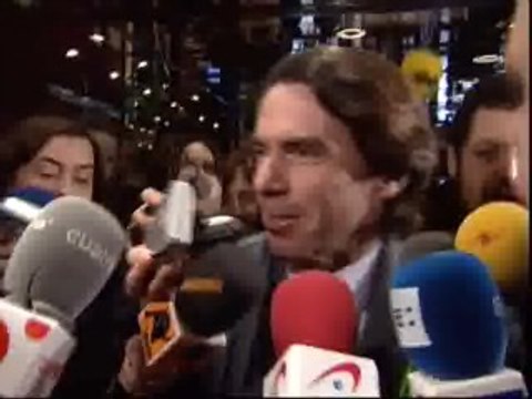 Aznar evita hablar sobre el 'caso Gallardón'